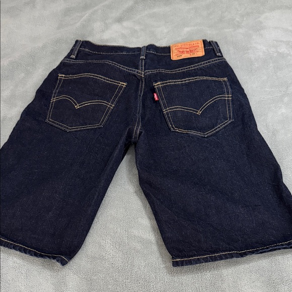 Levi's Other - Levi's Navy Blue Denim Cutoff Shorts with Back Pocket Stitching